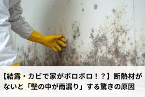結露で壁にカビが発生